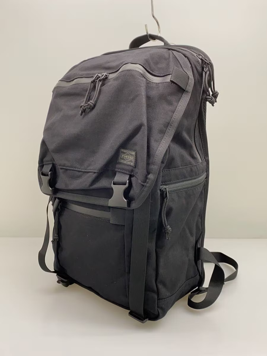PORTER Backpack Canvas BLK Solid 568 08172 - image 2