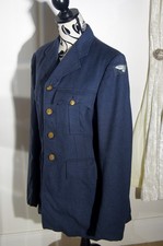 RAF No1 Jacket British Air Force Blue Uniform Dress 38"Chest Long