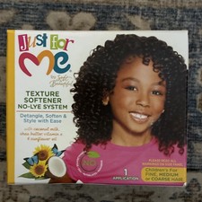 Just For Me Texture Softener No-Lye Relaxer 1 Application for Children's Hair