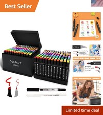 120 Colors Alcohol Markers Set Dual Tip Art Markers for Kids Marker Pens with...
