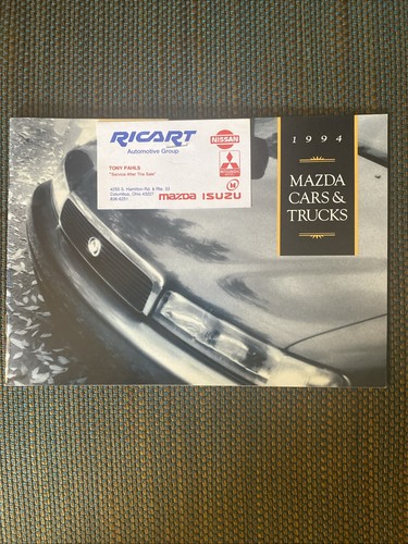 1994 Mazda Brochure RX-7 MX-6 MX-3 Miata 929 Protege 323 MPV 626 Navajo