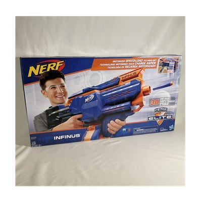 NERF N-Strike Elite Infinus Motorized Dart Blaster 30-Dart Capacity ~New~