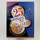 Vtg 25 Words or Less Parker Brothers Complete 2002 Game Night Classic Free Ship!