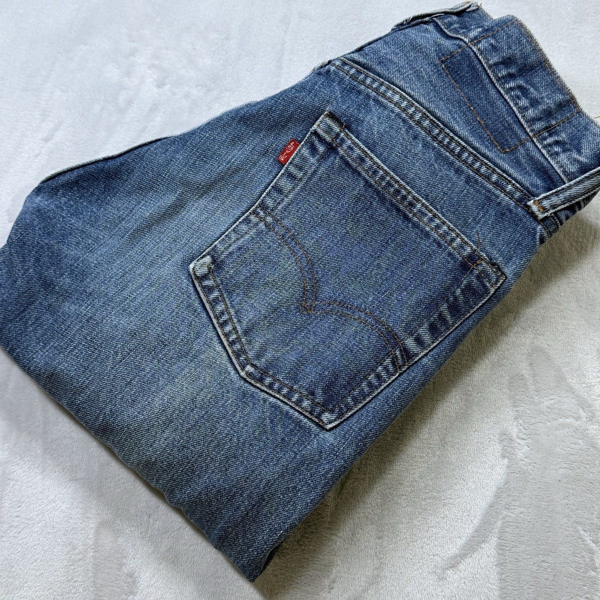 タンタン・5月～お休み  Vintage Levi's 505 0217 Jeans Talon 42 Zip USA 70s 1979 Red Tab