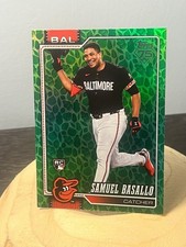 2026 Topps Series 1 Easter Green Foil Green Leaf Easter Samuel Basallo