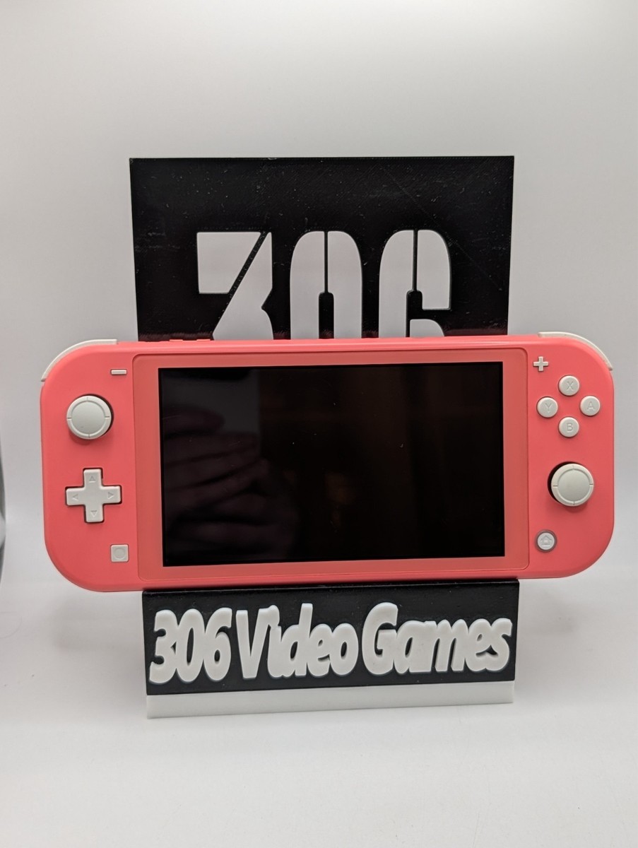Nintendo Switch Lite Coral HDH-001 Tested Working w/ Charger +