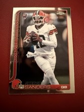 2025 Topps Chrome #315 Shedeur Sanders RC Cleveland Browns QB