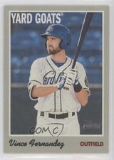 2019 Topps Heritage Minor League Edition Flip Stock Vince Fernandez #70 9v7
