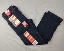 NWT Wrangler Five Star Boys Size 7 Slim Straight Jeans Adjustable Waist NOS