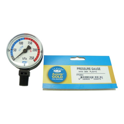 #ad New Pool Filter Pressure Gauge Side Mount Aussie Gold Eco Sand amp; Cartridge Fil AU $31.99