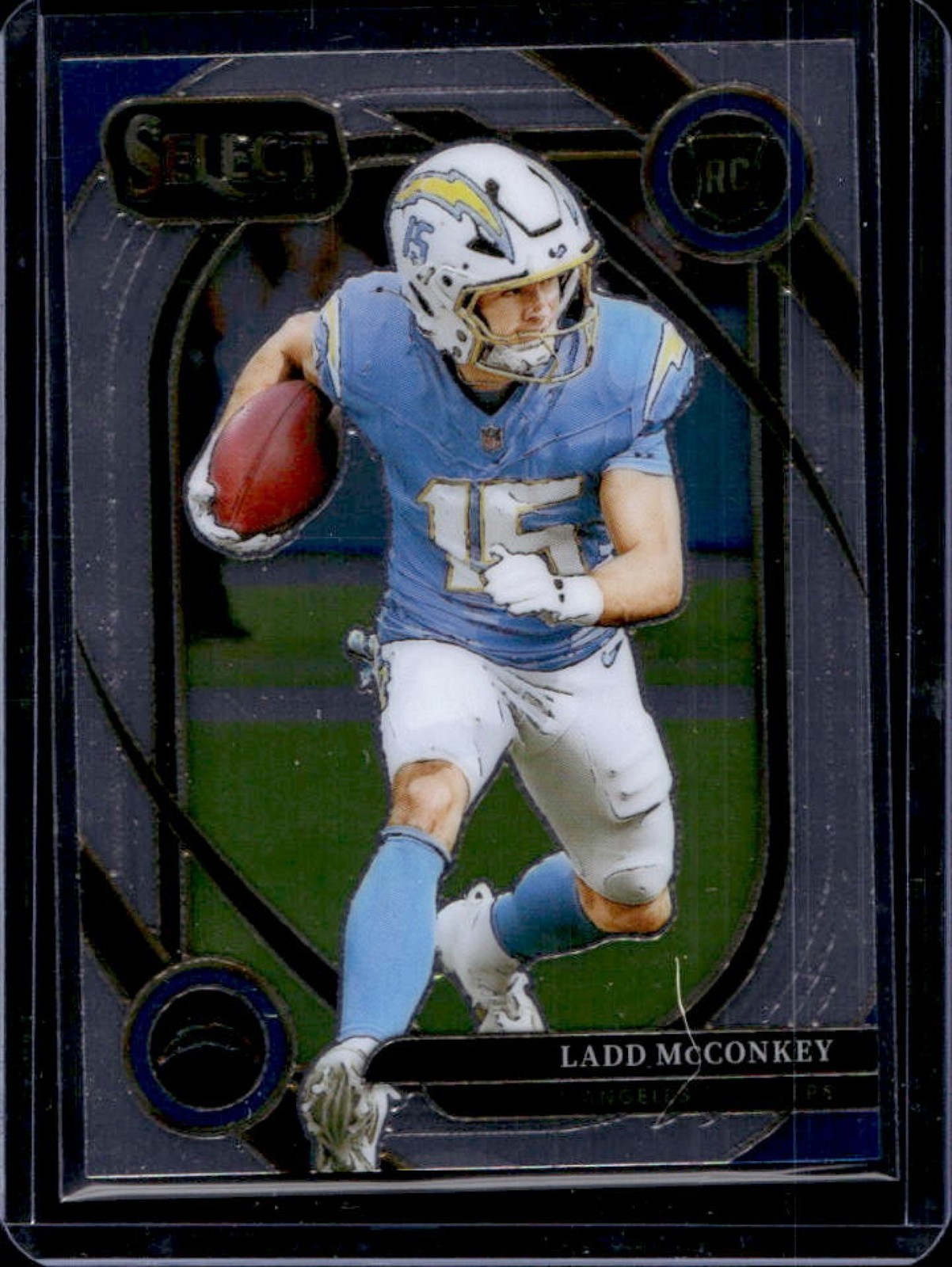 2024 Panini Select Ladd McConkey Club RC Rookie #268 Chargers