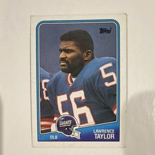 1988 Topps - Lawrence Taylor New York Giants #285 Football Base Set