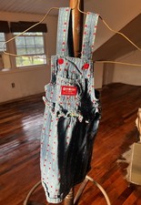 Vintage 80s 90s Osh Kosh B Gosh Kids Denim All Over Print Overalls Size 4T