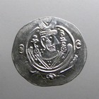 SILVER HEMIDRACHM_____Abbasid Caliphate_____FIRE ALTAR & ATTENDANTS — photo 1