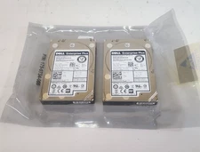 Lot of 2 Dell Enterprise Plus V768J 1.8TB 2.5" SAS Hard Drives