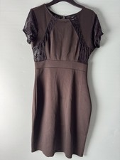 Vestry Black Lace Dress Size 12 Formal Dress Knee Length Great Condition