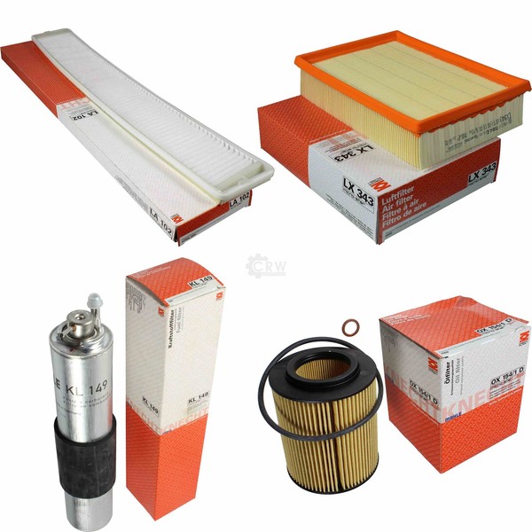 Mahle Kraftstofffilter KL 149 Innenraum LA 102 Luft LX 343 ÖLfilter OX 154/1D-image