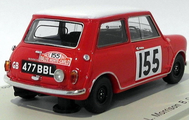 Spark Models 1/43 Scale Resin S1190 - Morris Mini Cooper #155 Monte Carlo 1963 - Image 3 of 4