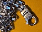 Solid 925 Sterling Silver Miami Cuban Necklace Italian 189.7g Over 6ozt — photo 2