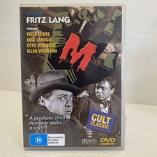 M (DVD) Fritz Lang Peter Lorre | Cult Classic Crime Thriller | Region All PAL