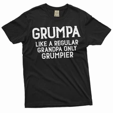 Men's Grumpa T-shirt Grandfather gift fathers day papa gifts pop pops t-shirts