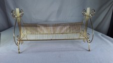 Vintage 45 RPM Record Wire Stand Rack Holder, Holds 61 Records