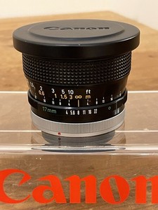 Canon FD 17mm f/4.0, "o" Aperture, Rare Pre-SSC, Superb. Dec 1972. Pls read
