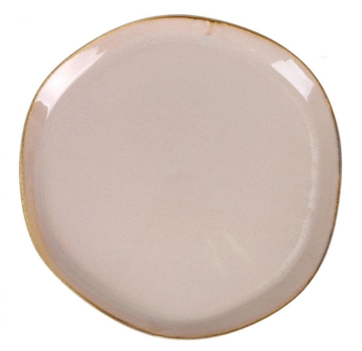 2x Platos de Cena 28cm Porcelana Premium Viejo Valle Pura Sangre Marrón Marrón Marrón