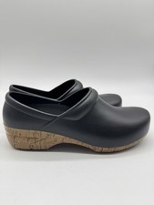Anywear Anti Slip Cushioned Nursing Clogs Shoes -Women s 10 Men s 8 - Black
