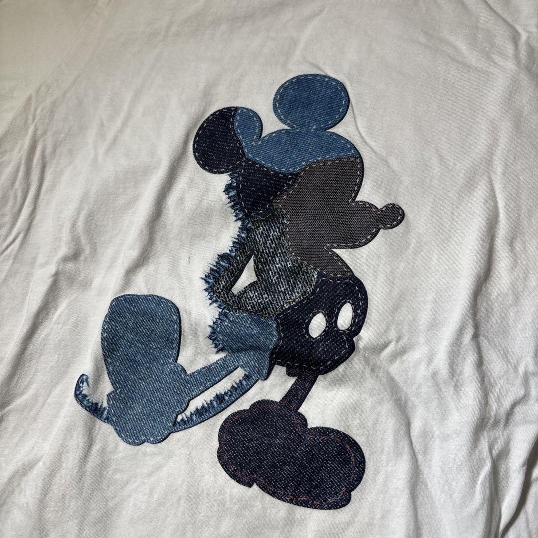 UNIQLO Mickey Mouse Print Short Sleeve T Shirt L White Mens Casual Everyday Wear thumbnail 3