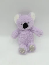 Worlds Softest Plush Purple Koala Bear Gray Stars Print Stuffed Toy 9"