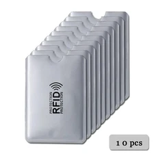 10x RFID Blocking Sleeves Credit Card Protector Holders Theft Protection Secure