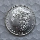 1893 C Morgan Silver Dollar $1 Brilliant Uncirculated BU-