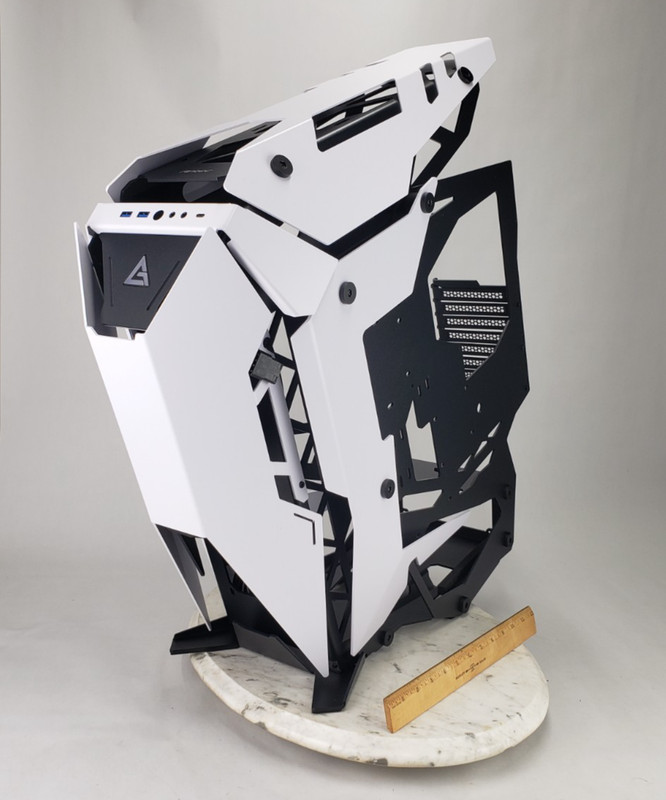 Antec Torque Air Open Frame PC Computer Case Chassis Black White CPU Cooling
