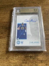 2020 Panini Encased - Scripted Signatures Cam Akers #SCS-CA Sapphire /50 (AU,...