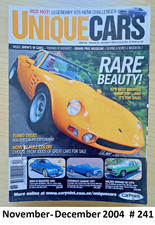 Unique Cars Magazine Nov - Dec 2004  # 241  Wheel Nut Tom Wheatcroft  Holden VL