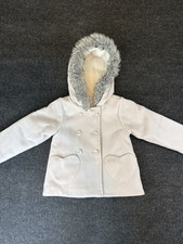 Carters Kids Jacket 2T Girls Fur Hood