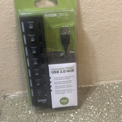 Knox Gear Universal 7-Port 2.0 USB Hub