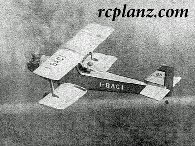 R/C AIRPLANE PLANS & PATTERNS: Sympa Sympa 42'' Wingspan - RC Sport Biplane