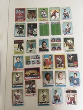 1970's 1980s Hockey Lot of 30 HOF Stars OPC Topps Richard Smith Lafleur Lapointe