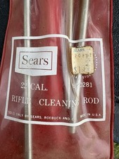 Vintage Sears 22 Cal. RIFLE CLEANING ROD # 20281 Roebuck and Co made in USA