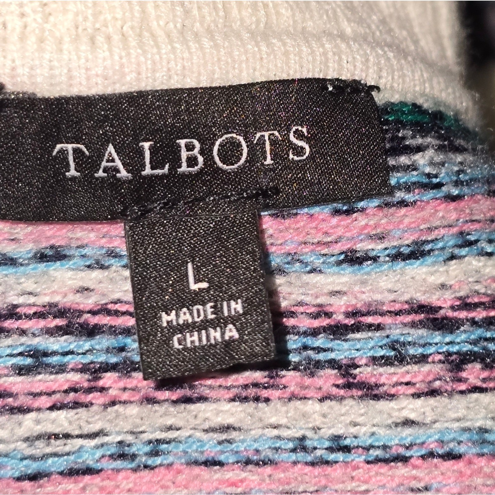 Talbots Women's Multicolor Patterned SweaterTalbo… - image 8