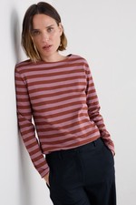 Seasalt Women's Regular Sailor Shirt Jersey Scallion Burgundy
