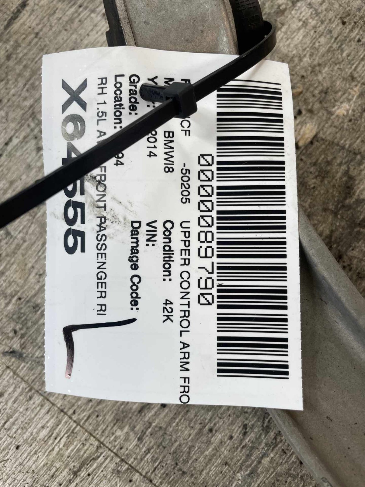 BMW i8 2014-2018 Front Right Upper Control arm