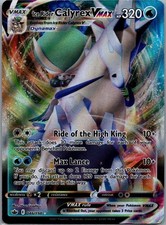 Ice Rider Calyrex VMAX 046/198 Holo Ultra Rare Chilling Reign Pokemon HP