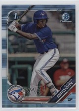 2019 Bowman Draft Chrome Sky Blue Refractor Dasan Brown #BDC-63 0m5h