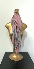 Luxury Pashmina Style Fall Scarf Raspberry