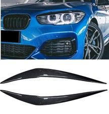 Headlight Eyelid Eyebrow Cover Carbon Fiber Style Fit For BMW F20 15-2019 LCI D