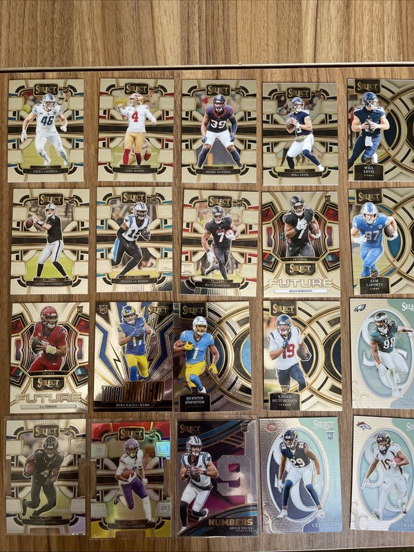 2023 Panini Select Lot Of 20 ALL ROOKIES! Stroud Young Nacua Bijan And More!
