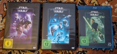 Star Wars Episode IV V VI Bluray DVD Kult Filme 80er Hoffnung Imperium Jedi